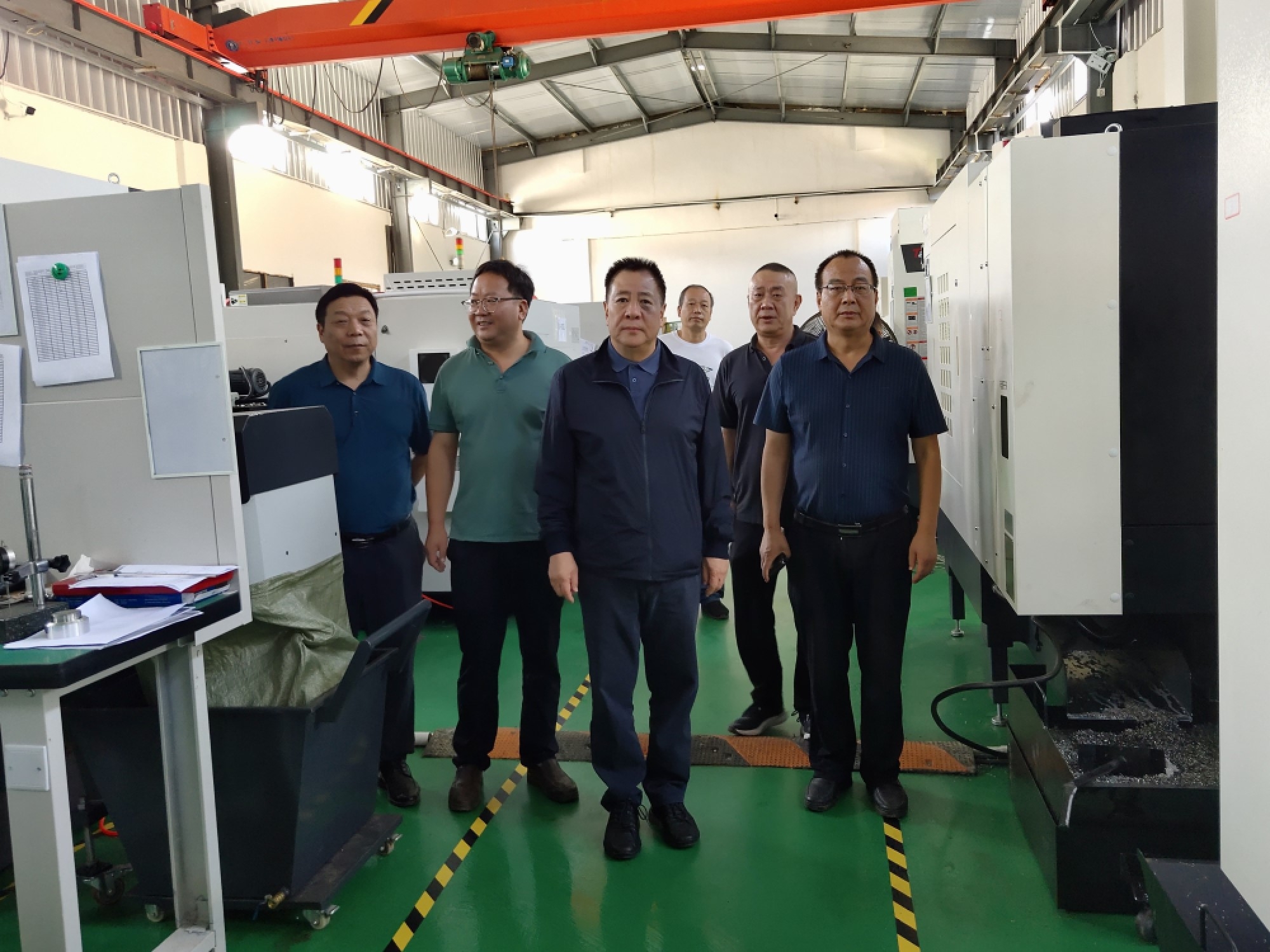 太阳成集团tyc151cc集团党委书记、董事长金辉赴陕西长钢新兴科技产业公司调研